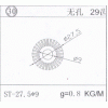 Φ27.5*9太陽花
