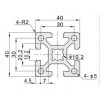 這種40*40的流水線型材哪家有？