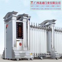 南寧單軌自動伸縮門，南寧不銹鋼伸縮大門，LD215