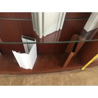 大型燈飾鋁材廠家直供：高質量氧化銀白隧道燈外殼機電外殼鋁材